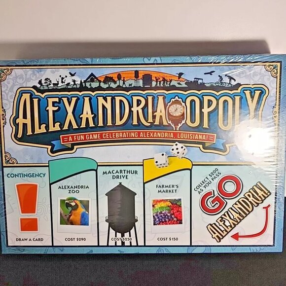 Late for the Sky Alexandria*Opoly Board Game - Alexandria, Louisiana - Picture 1 of 6